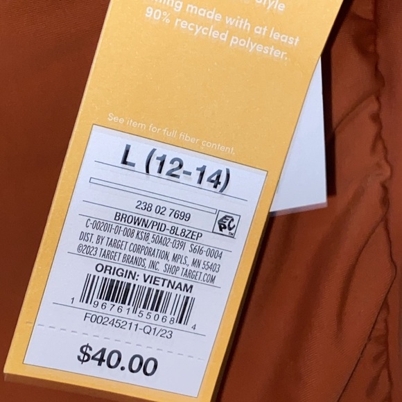 NWT KONA SOL WO SIZE  LG12/14. COPPER ONE PIECE BATHING SUIT LENGTH APPROX 25” - Picture 4 of 11